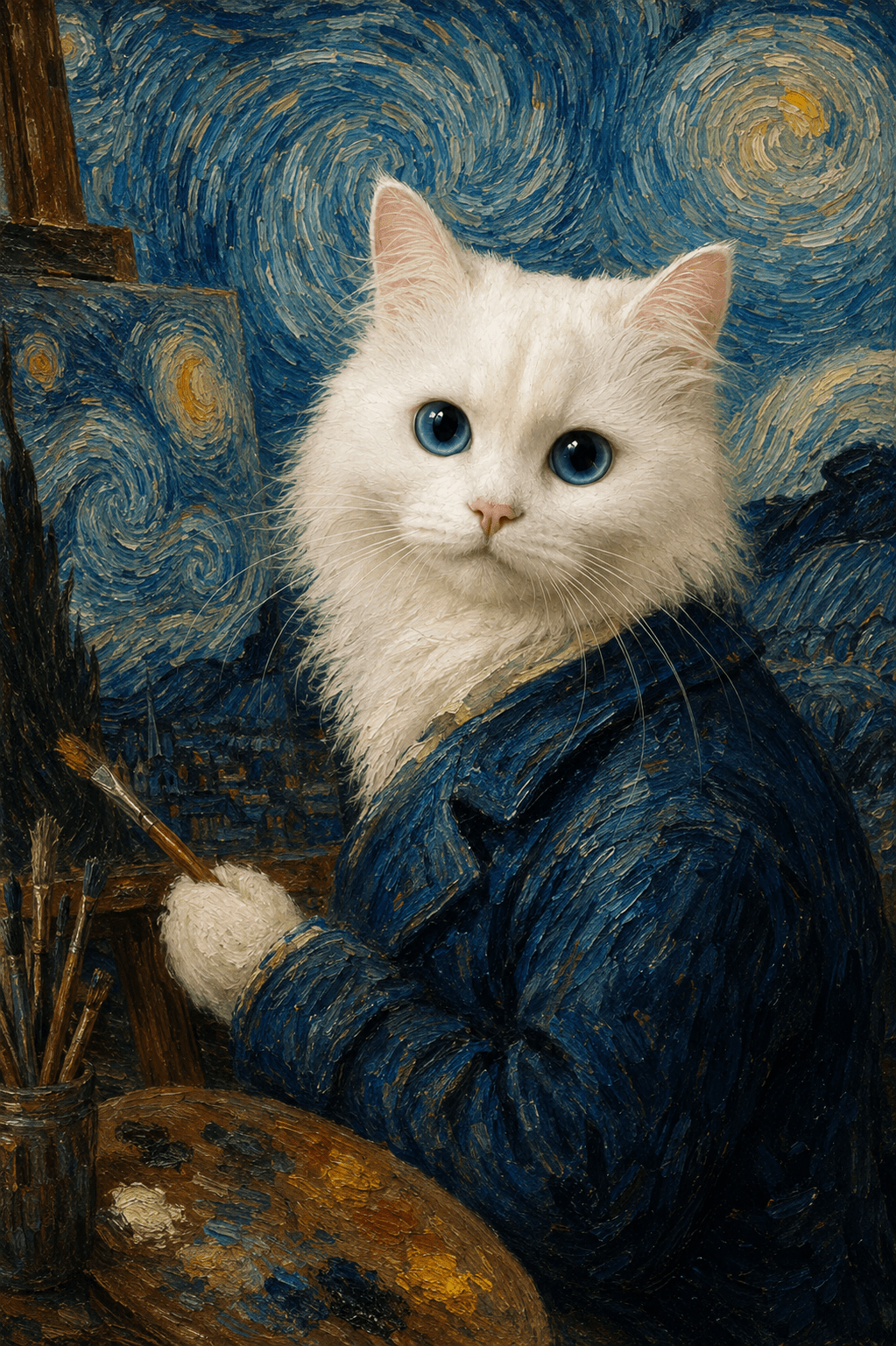 Kişiye Özel Kedi Portre Seti 8’li – Fotoğrafınızdan 8 Farklı Sanatsal Tasarım – 10x15 cm Baskı - petinox