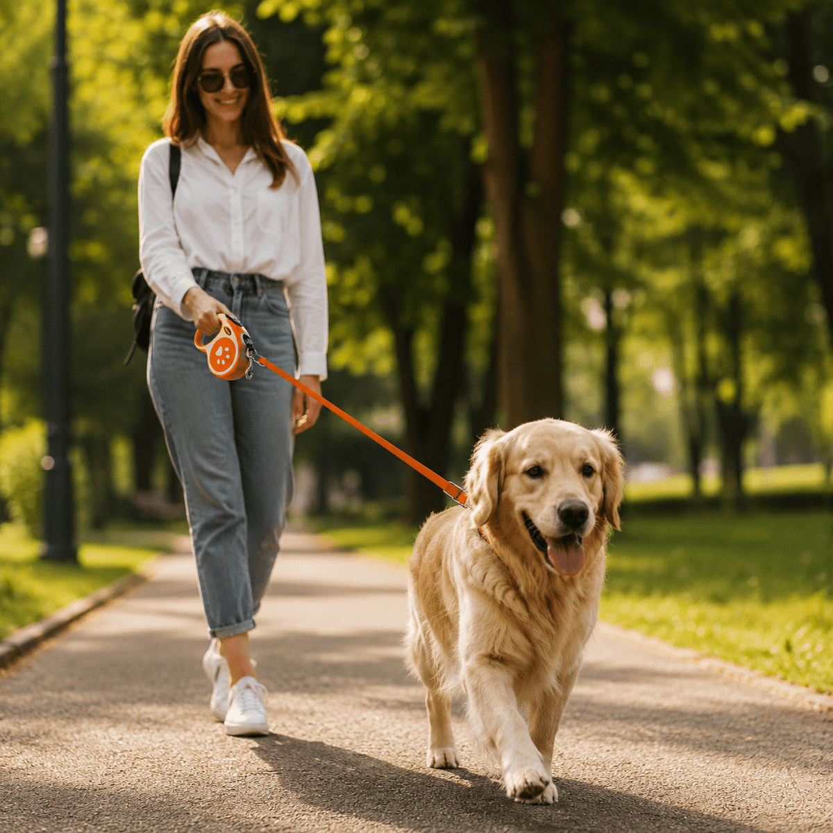 Otomatik Köpek Gezdirme Tasması 3 Metre | Petinox - petinox