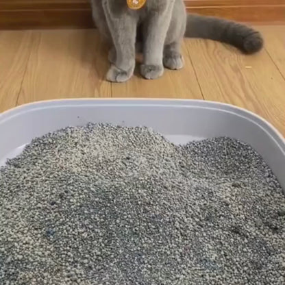 Petinox Hazneli Kedi Kumu Küreği | Poşet Hazneli Yeni Nesil Kedi Kum Temizleme Küreği + 4 Rulo Kaka Poşeti